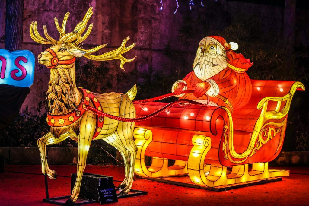Santa's sleigh must travel incredibly fast