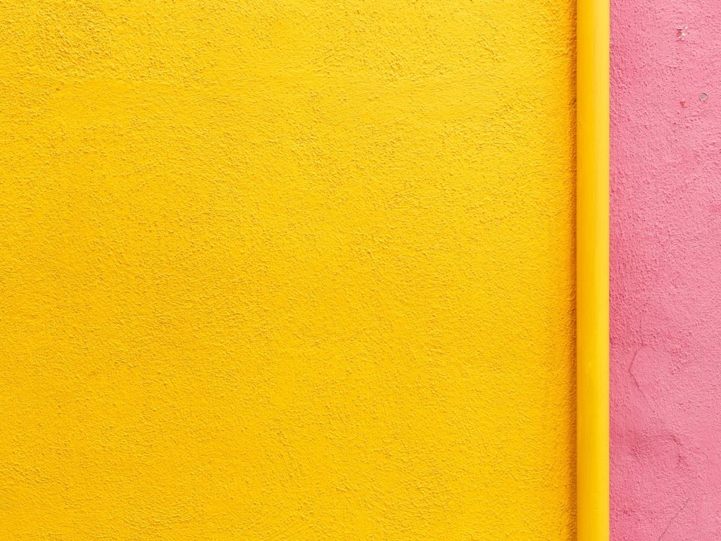 yellow painted wall