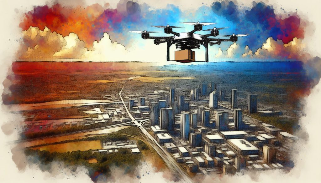 Pilotless Drone Flight