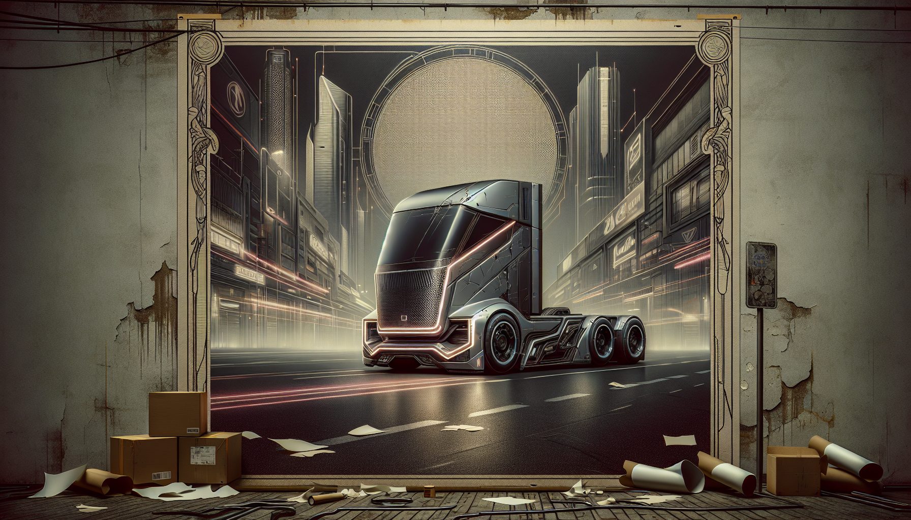 Vandalized Cybertrucks