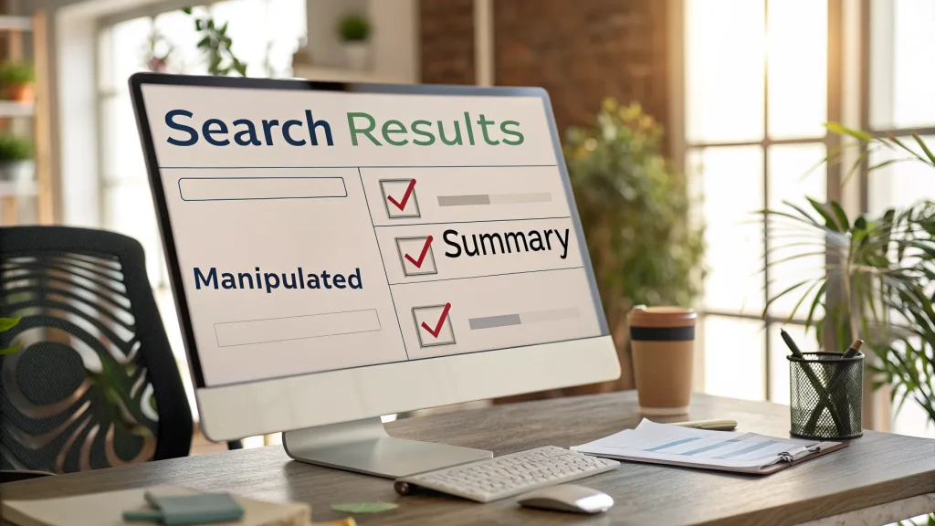 ai search summaries malicious manipulation