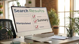 ai search summaries malicious manipulation