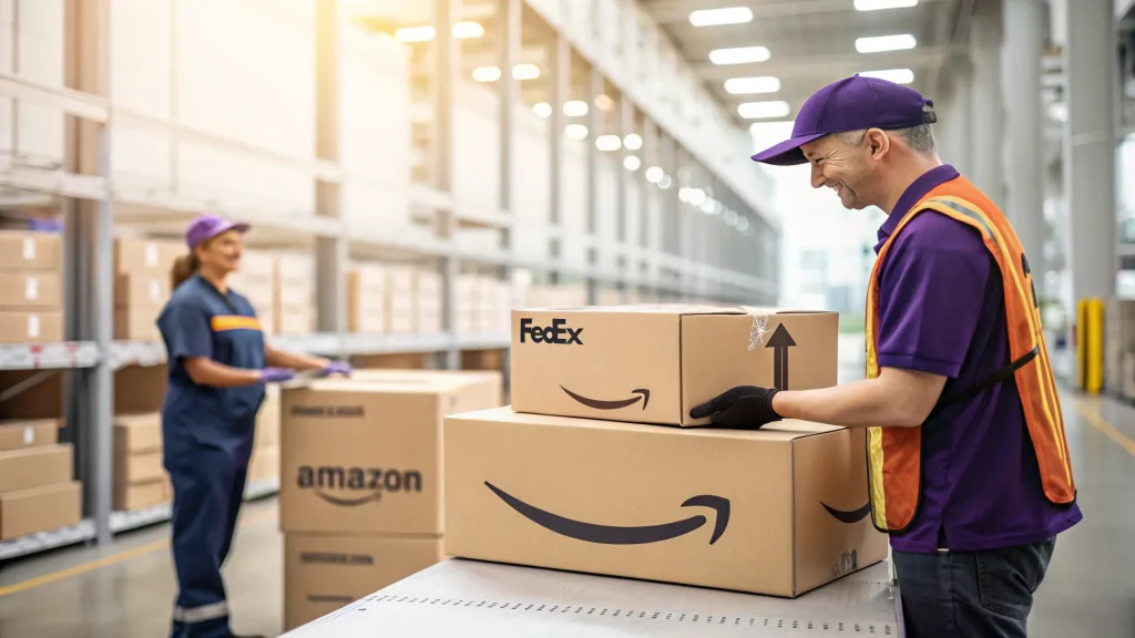 amazon fedex reunite on returns