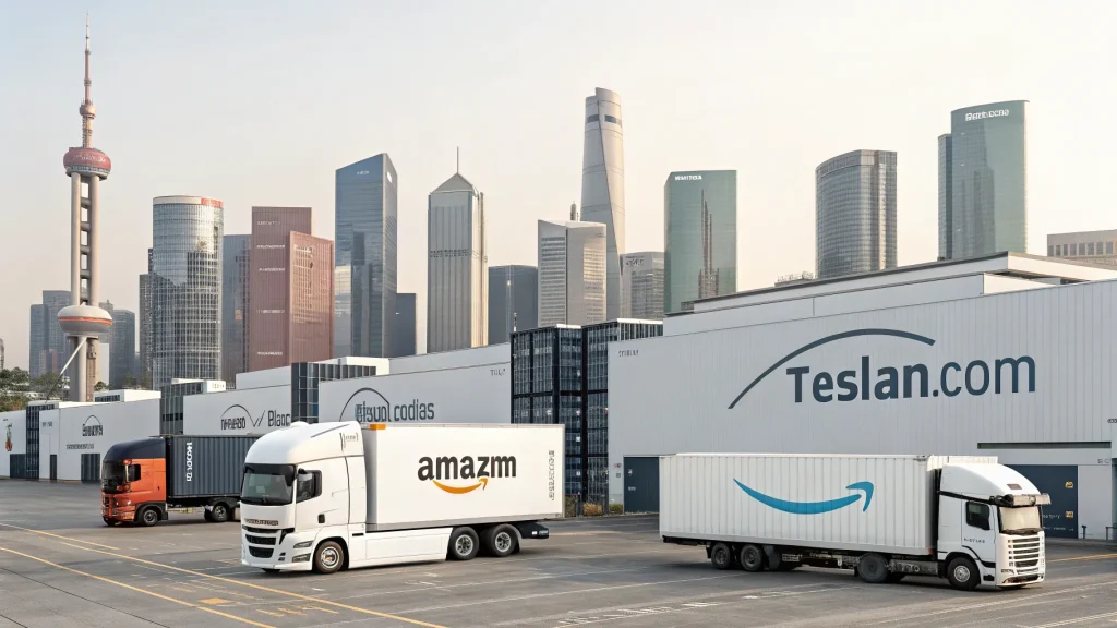 amazon tesla lead tech rally