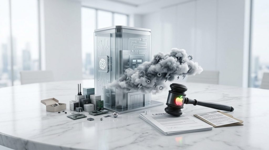 apple lawsuit clouds openai hardware