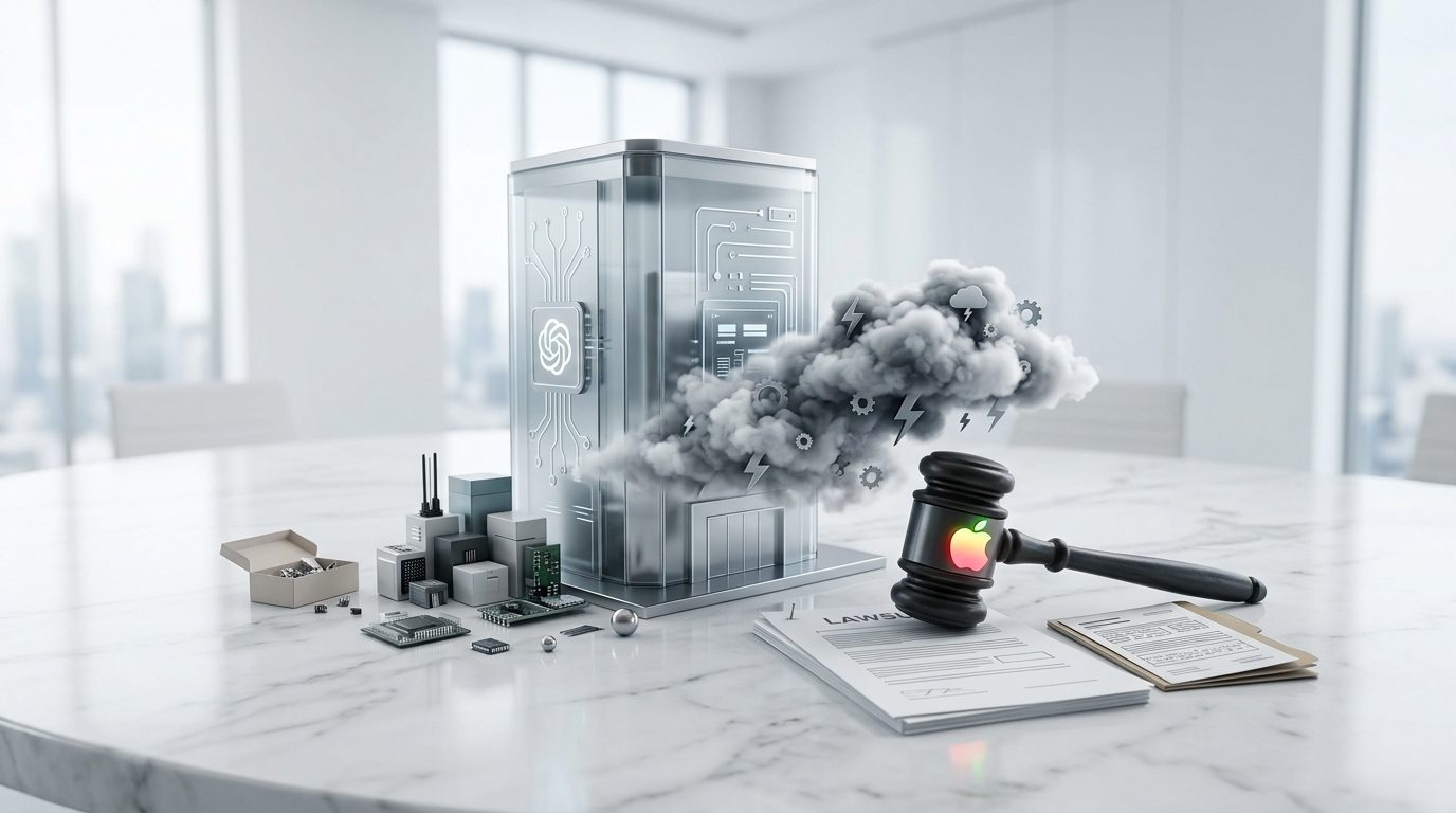 apple lawsuit clouds openai hardware