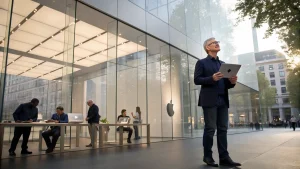 apple reaches four trillion valuation