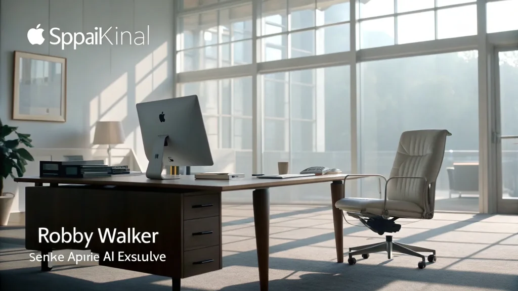 apple senior executive robby walker departs