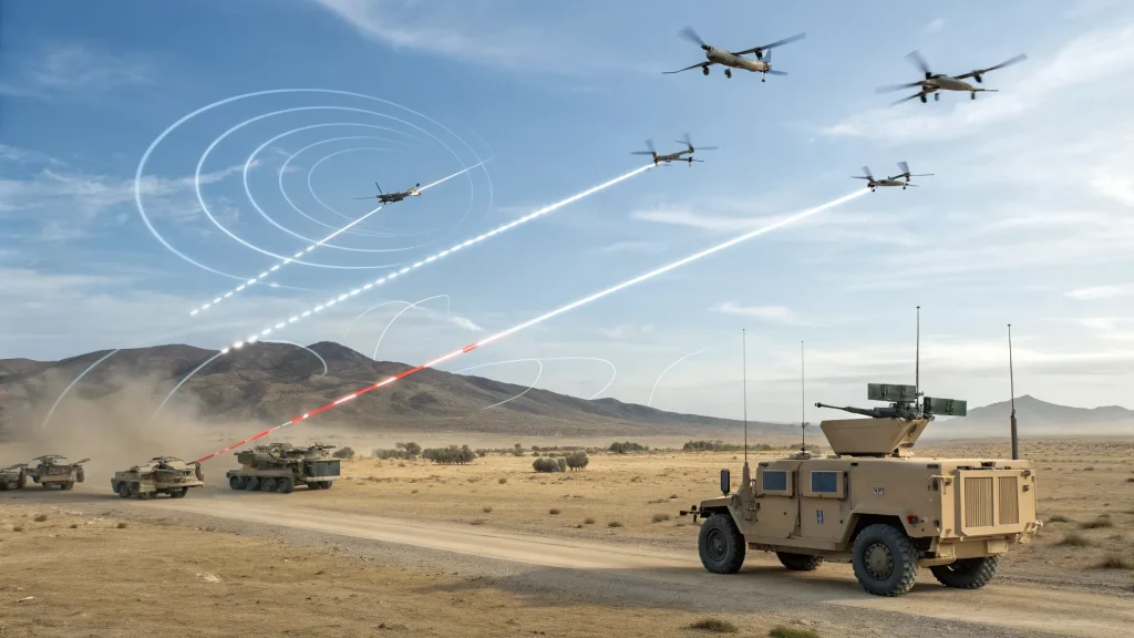 army tests electromagnetic defense swarms