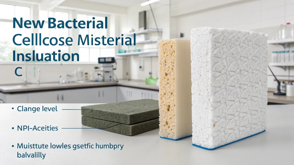 bacterial cellulose insulation moisture adapts