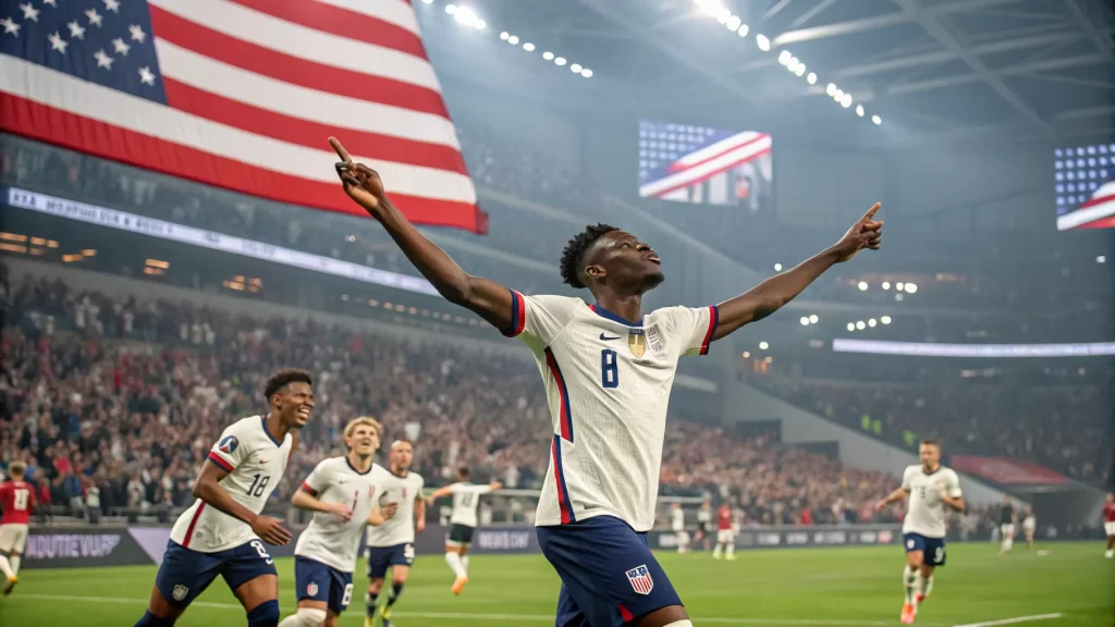 balogun brace lifts usa past paraguay