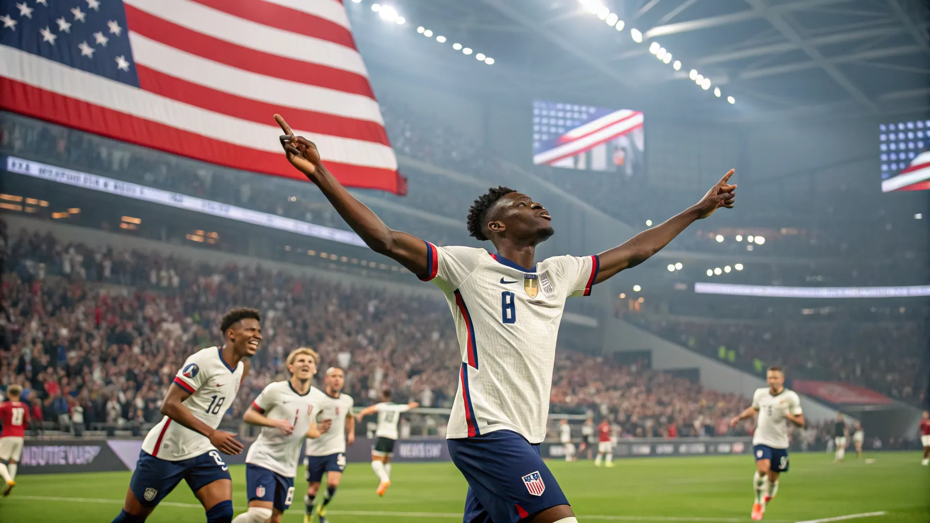 balogun brace lifts usa past paraguay