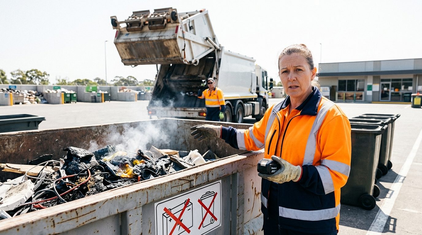 batteries waste services risk warning