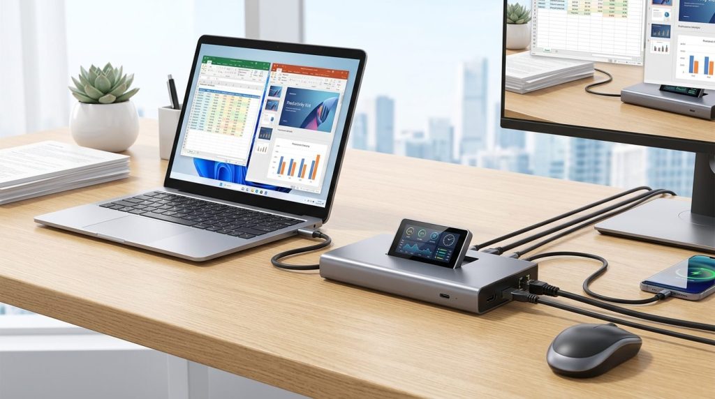 cabletime adds screen usb dock