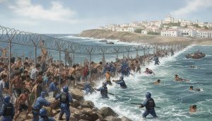 ceuta border migrant surge increase