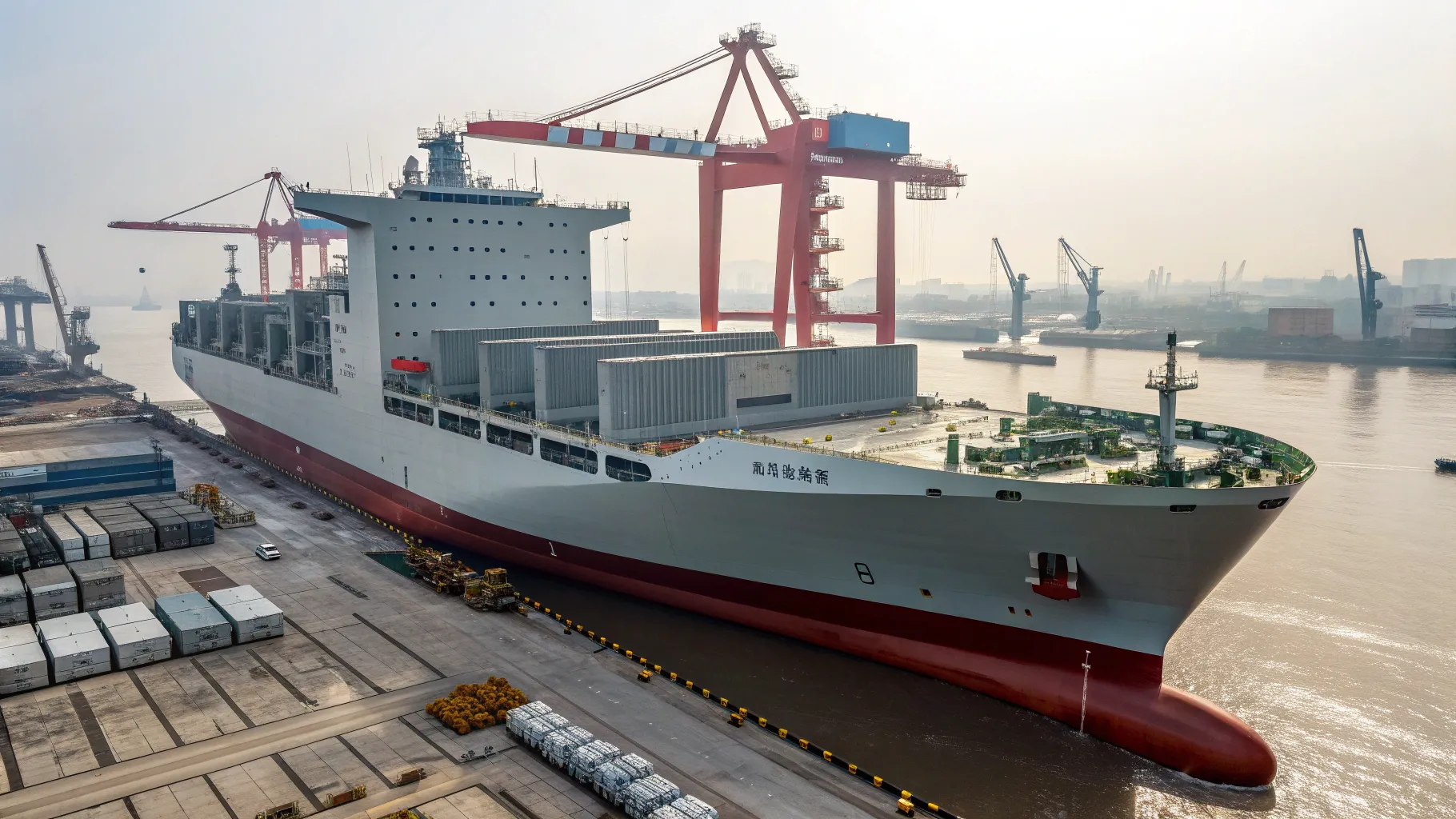 chinese cargo ship weaponized photos