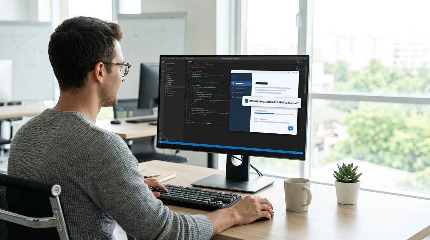 claude code automatic usage resumption