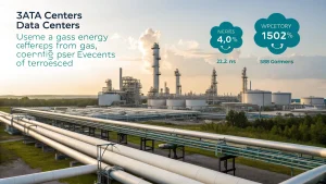 data center gas projects increase