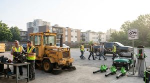 electric equipment shift falls behind
