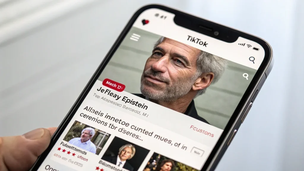 epstein conspiracy theories on tiktok