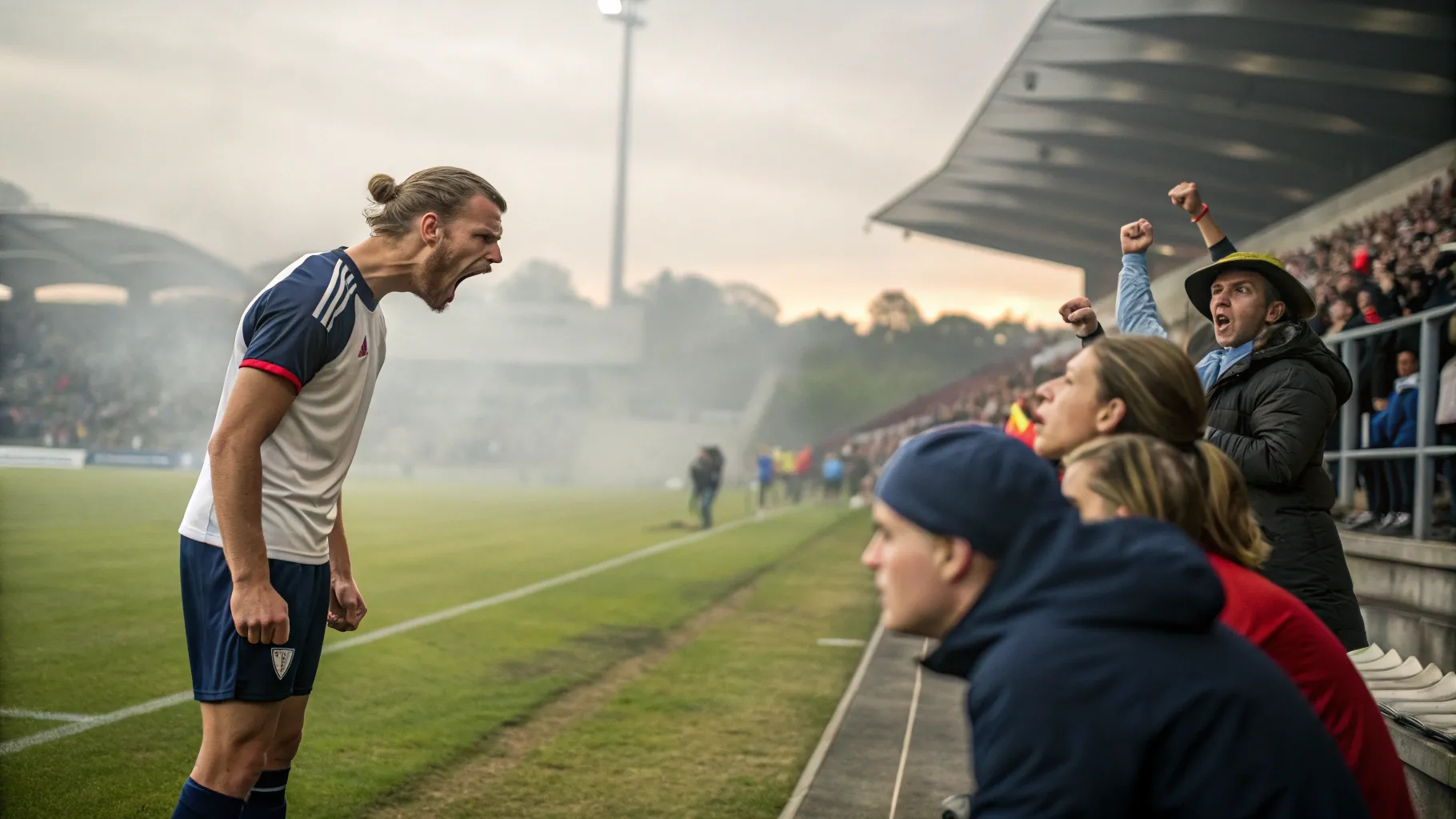 european athletes face abuse fans