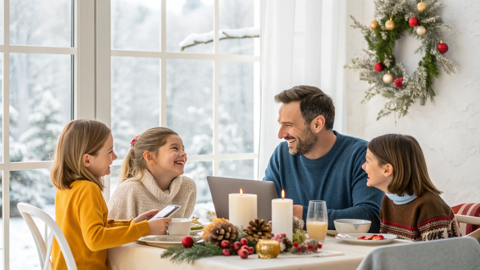 families plan screen breaks holidays