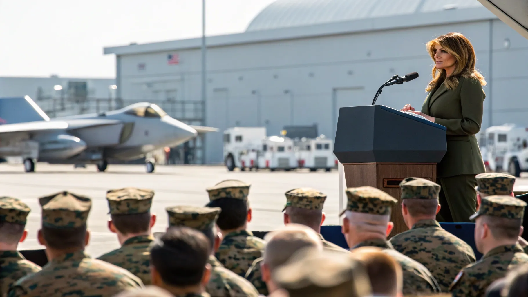 first lady highlights ai warfare