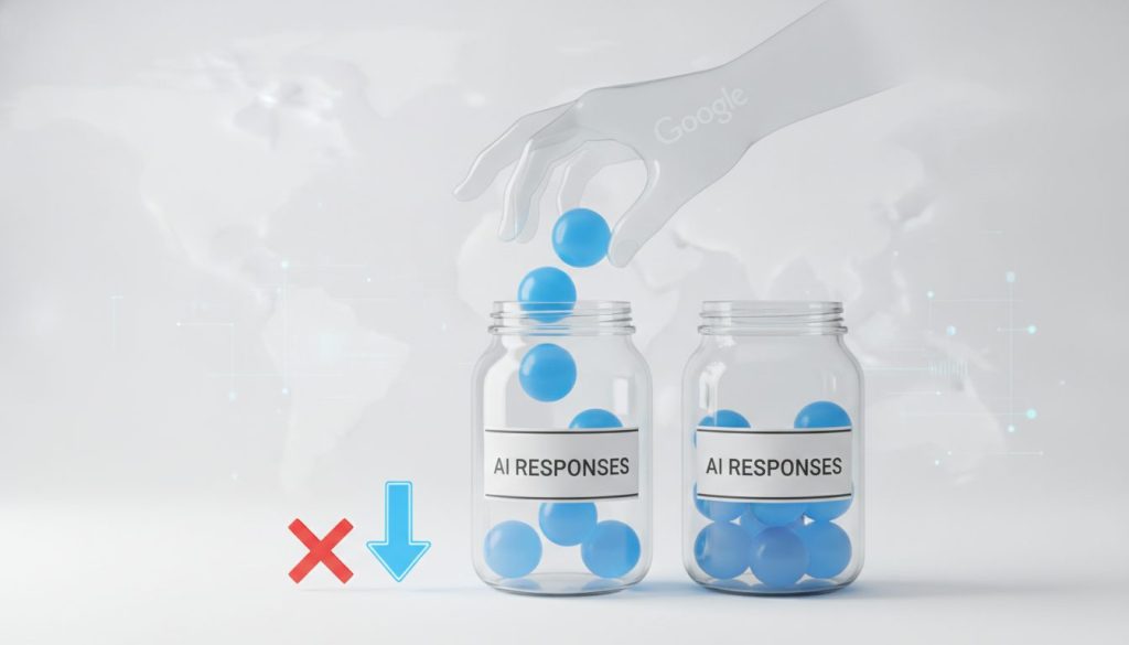 google reduces ai response limits