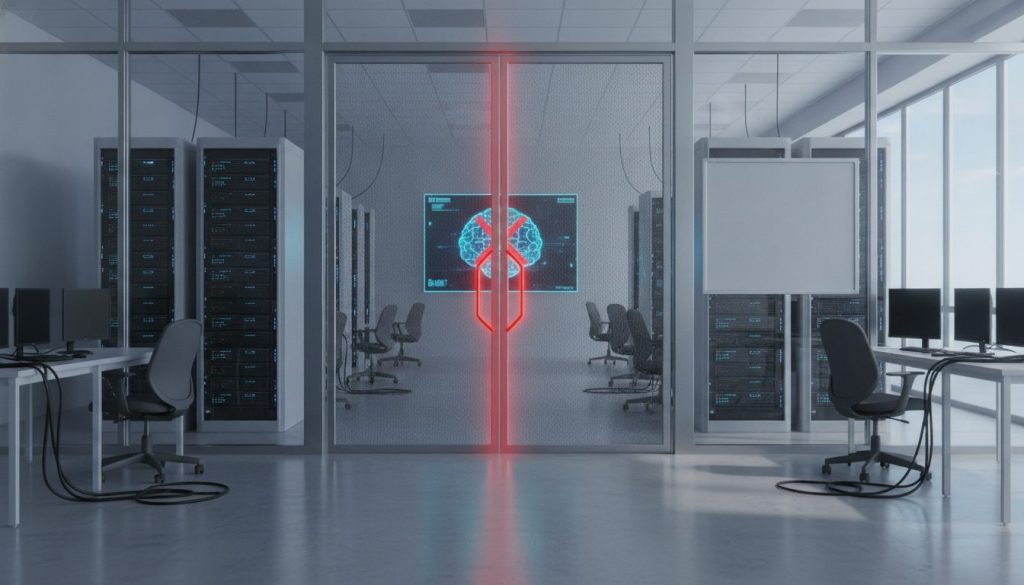 government restrictions halt ai lab