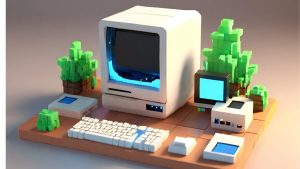 green personal computer