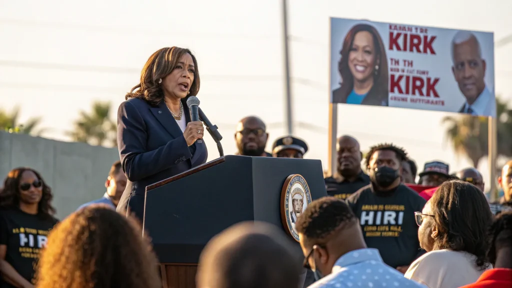 harris urges action against kirk celebration