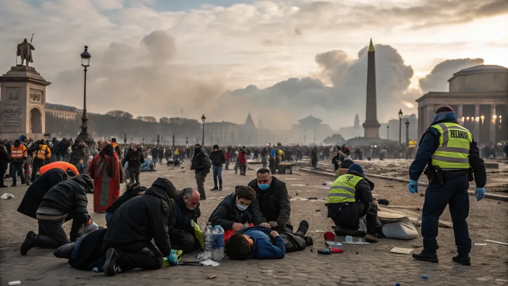 heritage site unrest injuries reported