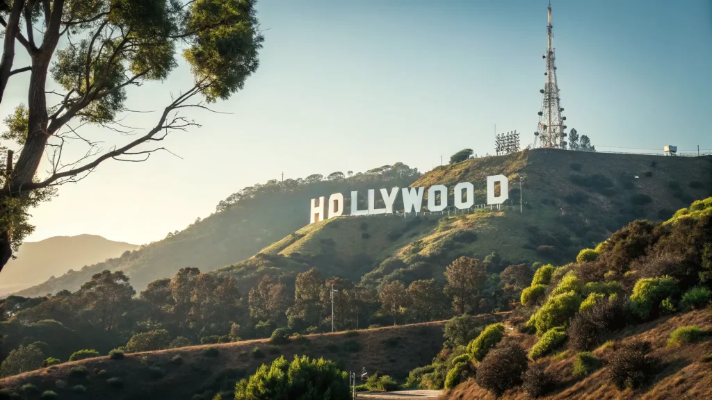 hollywood sign lingerie prank trust