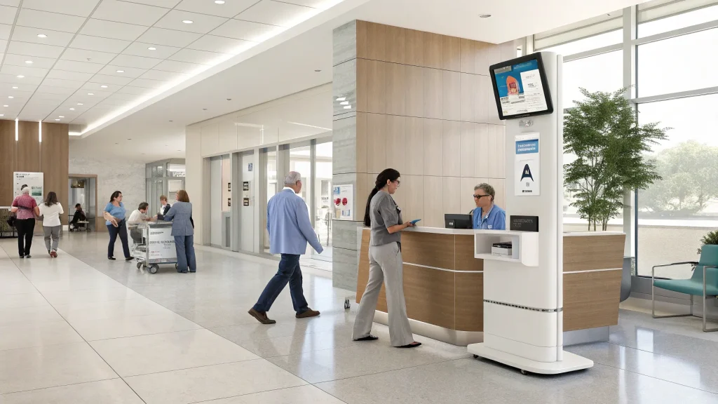 hospital ai receptionist reduces waiting times