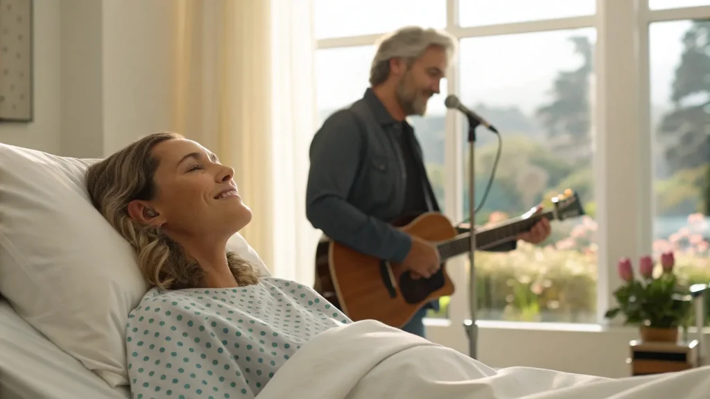 hospitals turn music pain relief