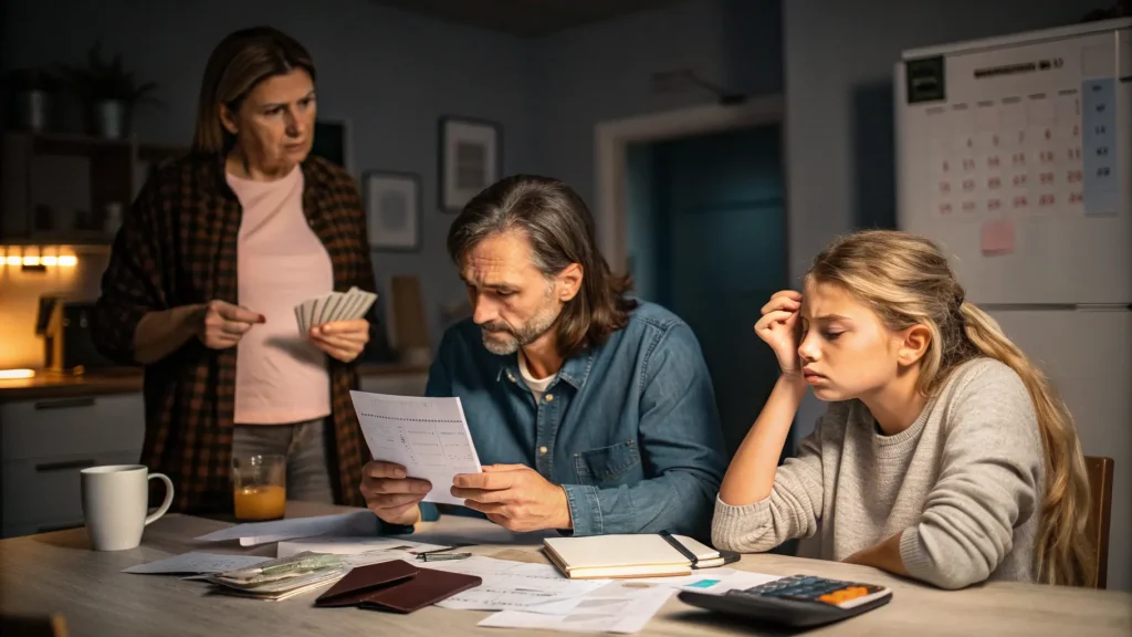 household bank balances inflation squeeze