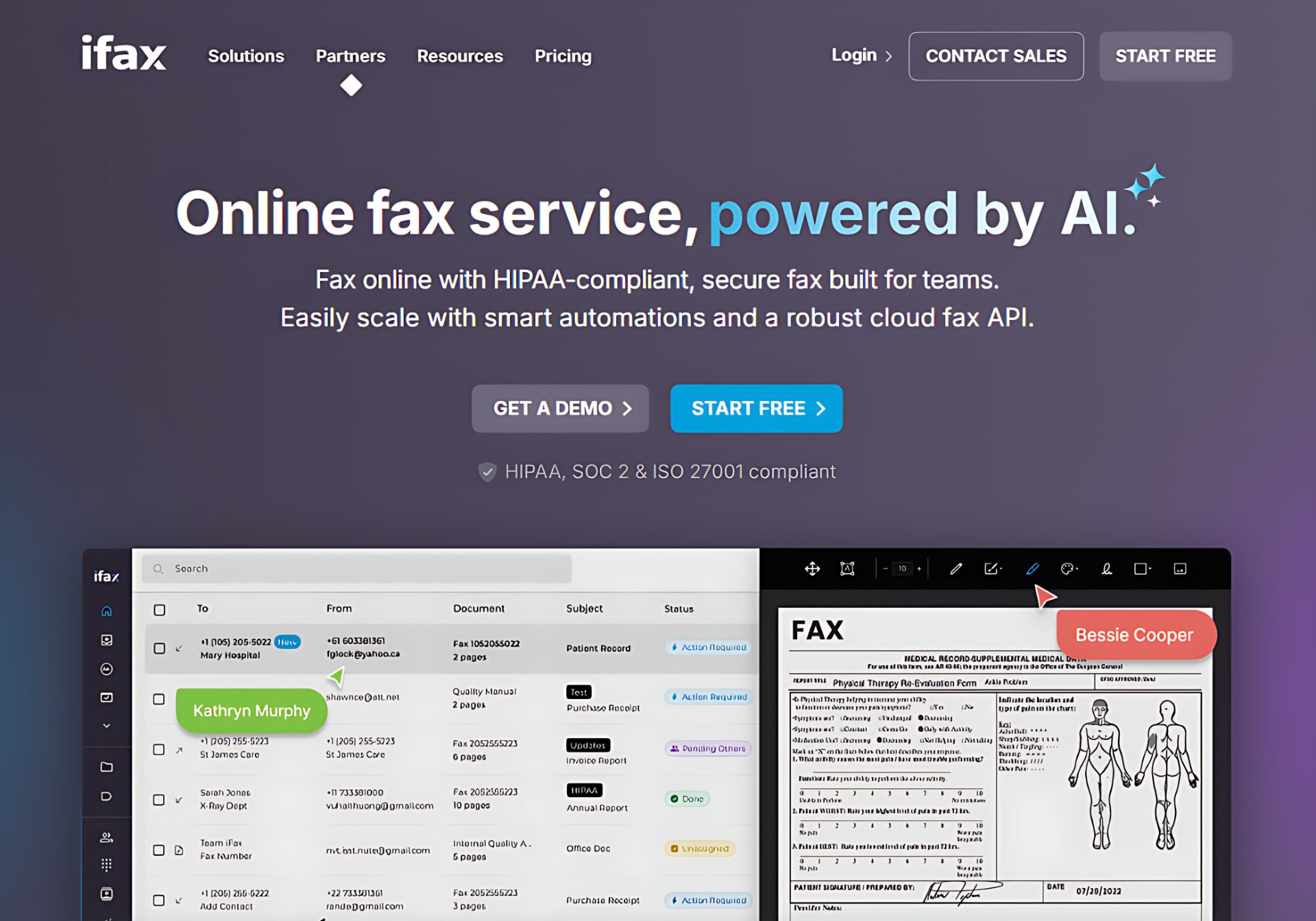 iFax Homepage