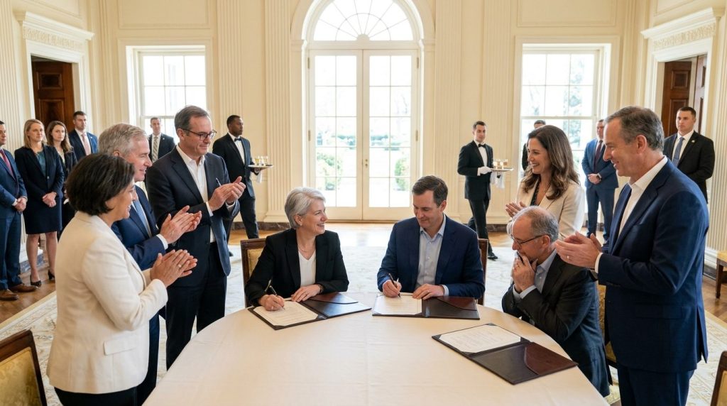 industry leaders white house ai accord