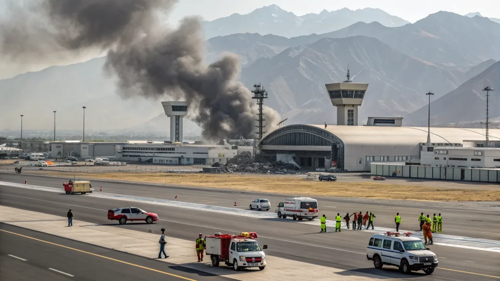 iranian drone strikes nakhchivan airport