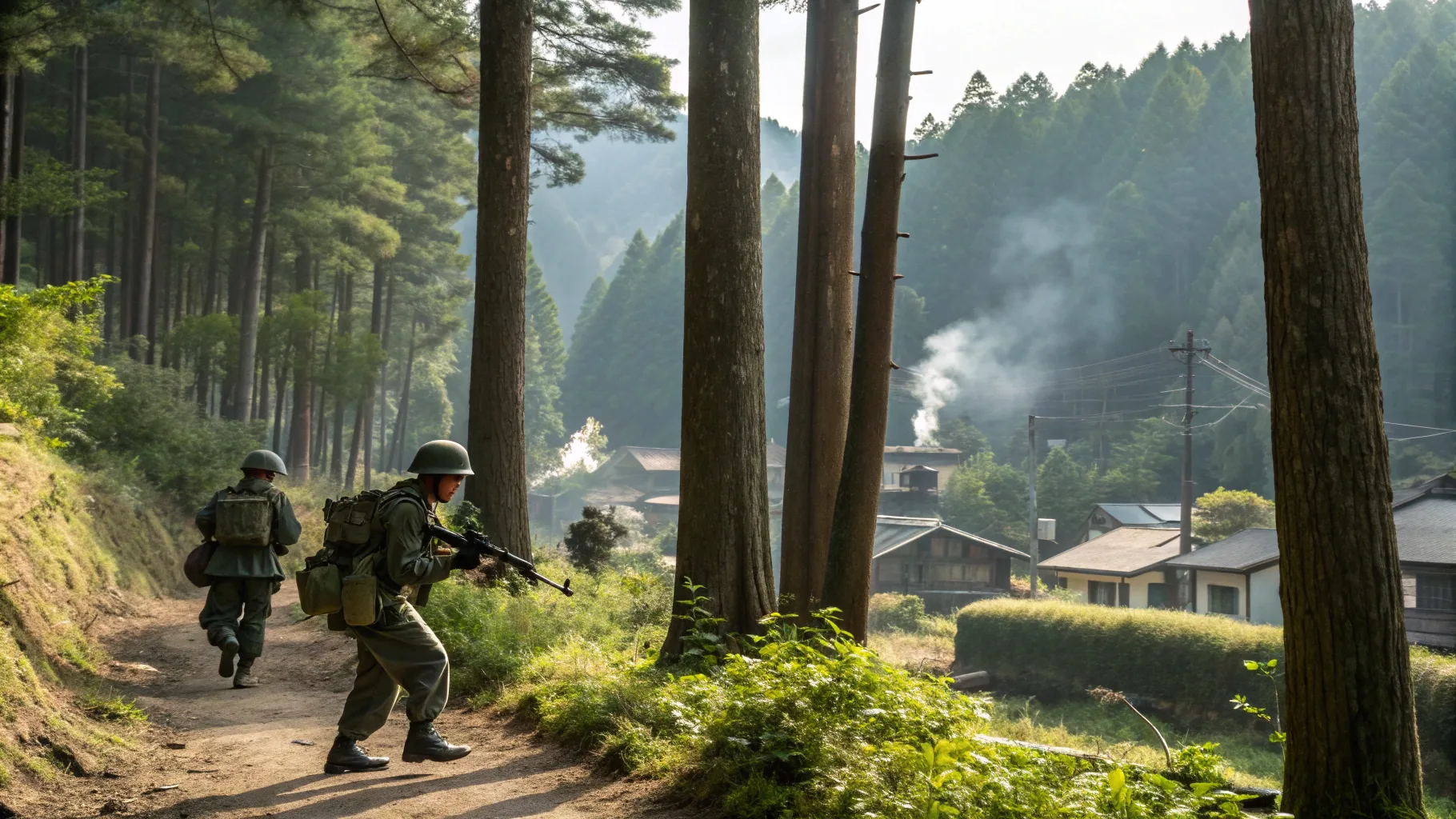 japan sends troops bear attacks