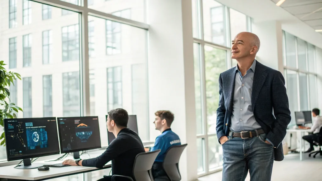 jeff bezos joins ai startup leadership