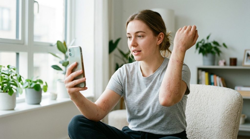 josie north documents eczema flare ups