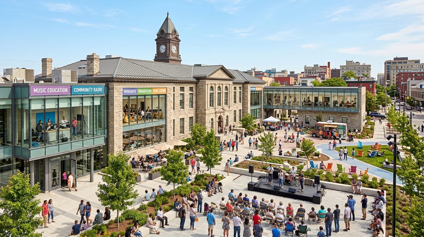 landmark property centers music community