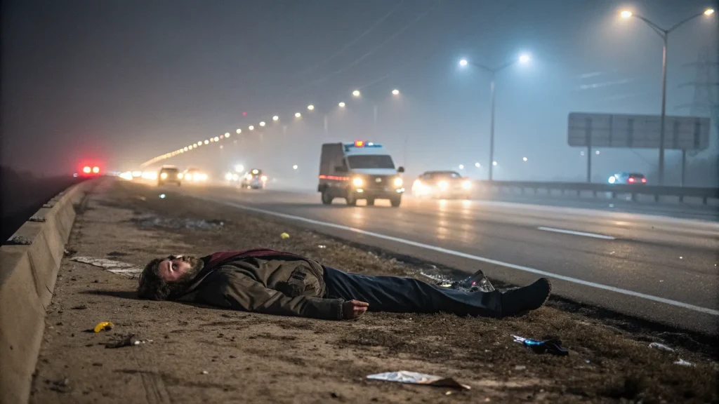 man fleeing ice pursuit dies interstate