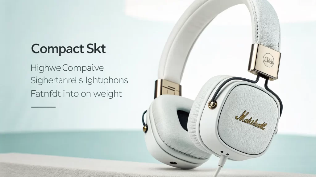 marshall compact noise blocking headphones
