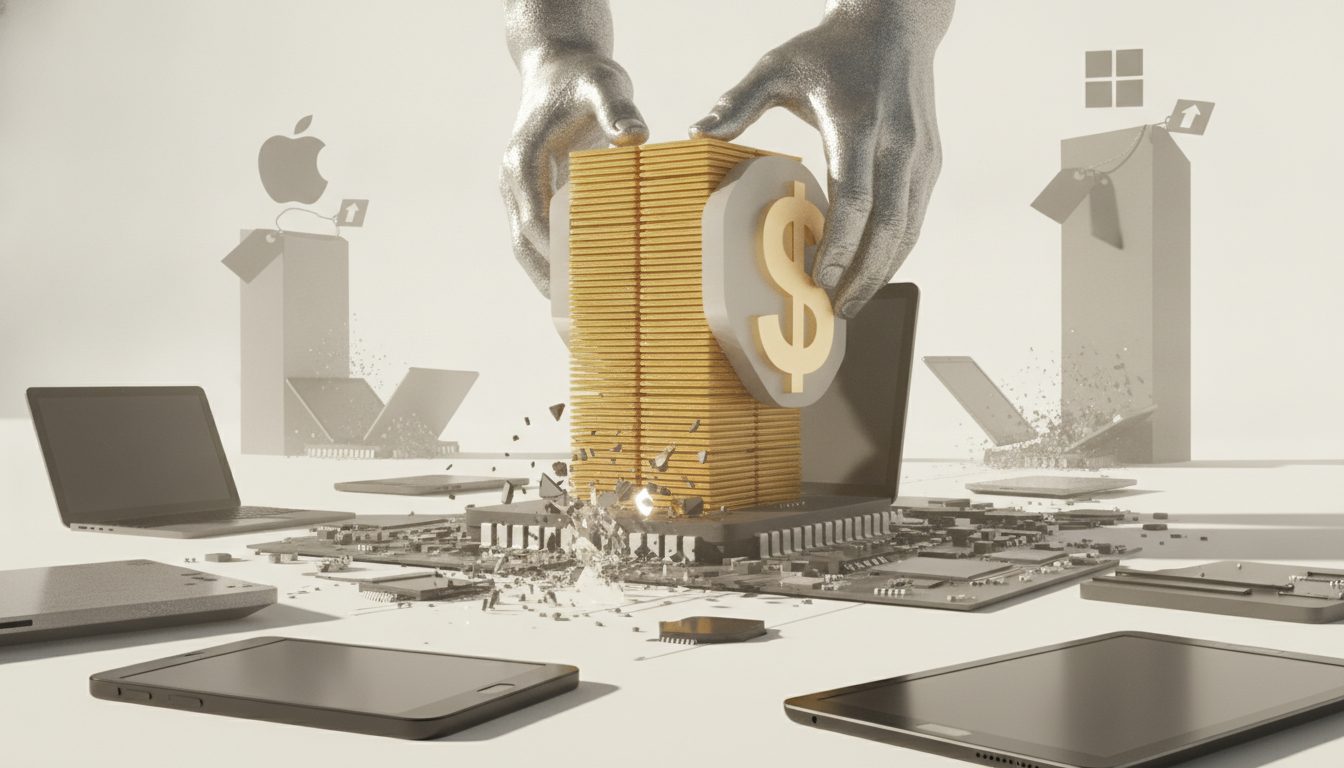 memory prices pressure electronics manufacturers