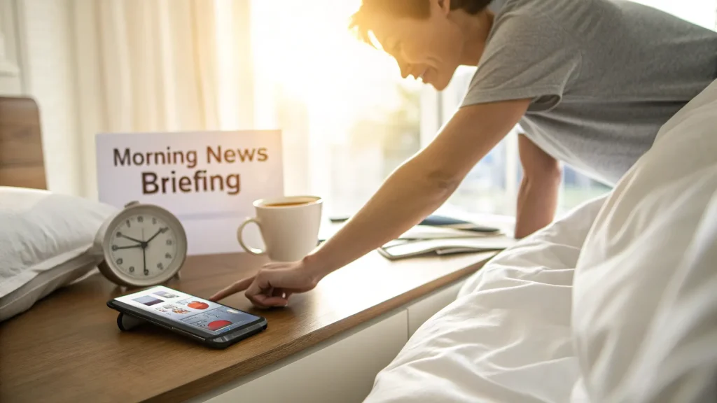 morning briefings shape news habits