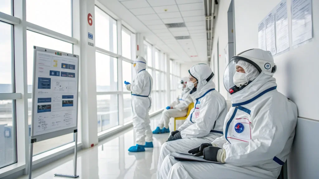 nasa astronaut prelaunch quarantine enforcement