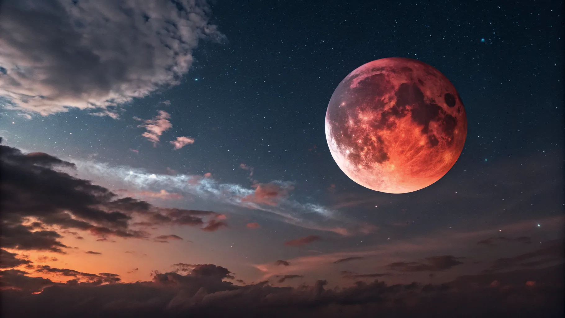 next months lunar eclipse red