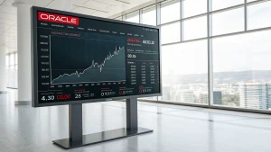 oracle stock drops artificial intelligence concerns